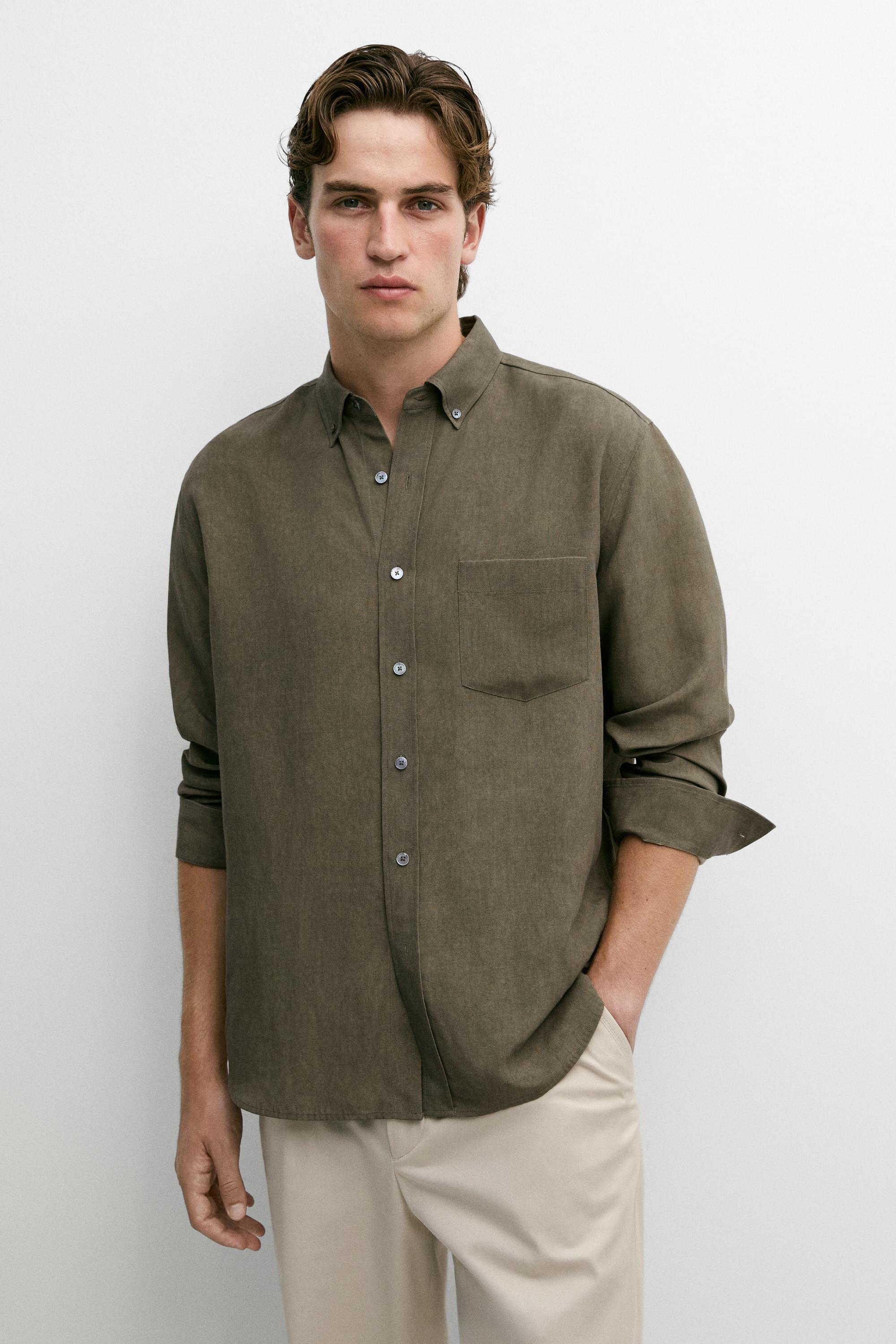 Chemise regular fit avec poche